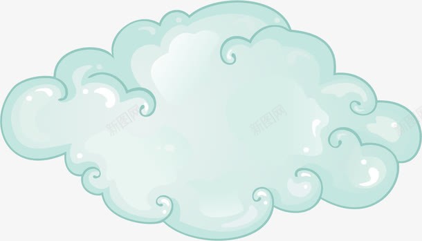 卡通云朵装饰图案png免抠素材_88icon https://88icon.com 儿童 免抠PNG 卡通水蒸气 卡通白云 母婴 水蒸气 童装 童趣 蓝色
