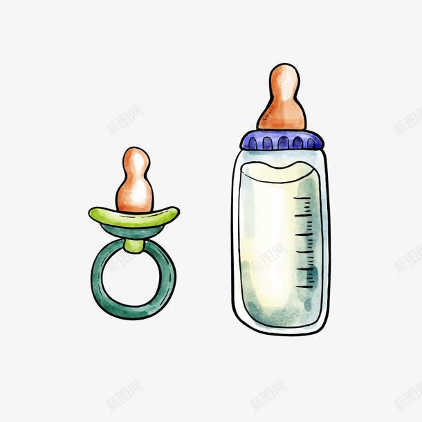 奶瓶奶嘴手绘水彩婴儿用品素png免抠素材_88icon https://88icon.com 奶嘴 奶瓶 奶瓶奶嘴手绘水彩婴儿用品矢量素材免费下载 妇幼 婴儿用品 婴幼 手绘 手绘水彩 水彩 玩具 计划生育 设计