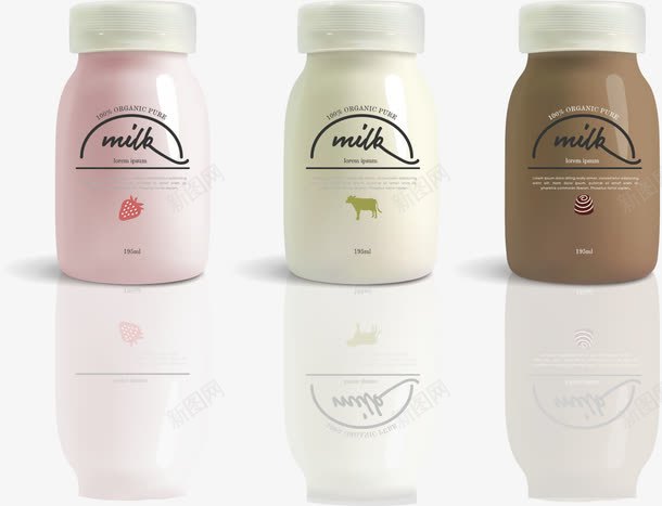 瓶装牛奶矢量图ai免抠素材_88icon https://88icon.com MILK e 产品推广 宣传海报 淡雅 瓶装牛奶 矢量素材 简约 纯天然 矢量图