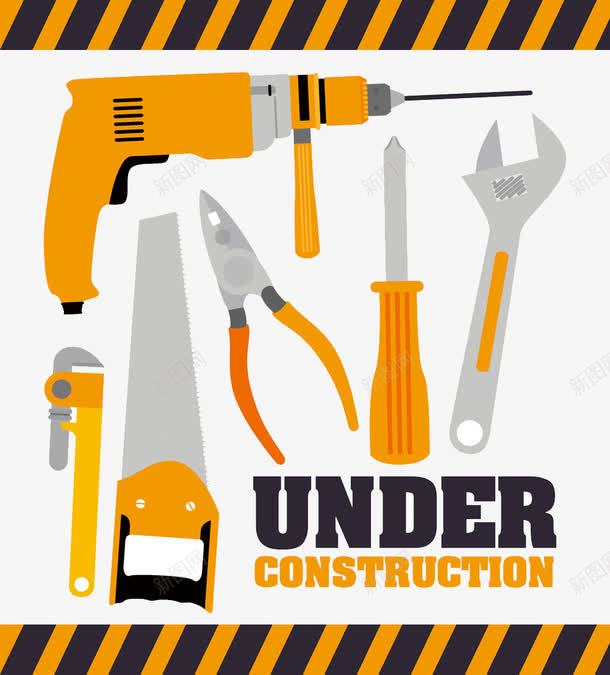 装修工具psd免抠素材_88icon https://88icon.com 装修工具素材装修工具模板下载锯子电钻扳手起子钳子维修工具装修工具施工