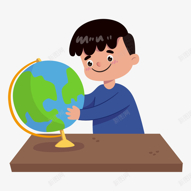 认真学地理的好学生矢量图ai免抠素材_88icon https://88icon.com 同学 地球仪 地理 地理课 学习 学生 讲台 课堂 课桌 矢量图