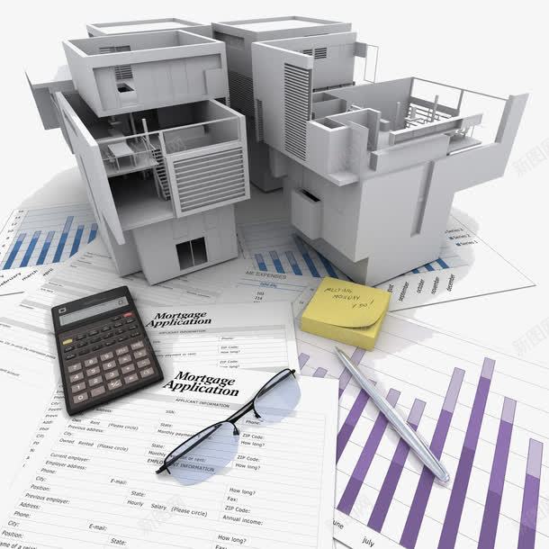 建筑模型png免抠素材_88icon https://88icon.com 图纸 室内方案 室内设计 房屋