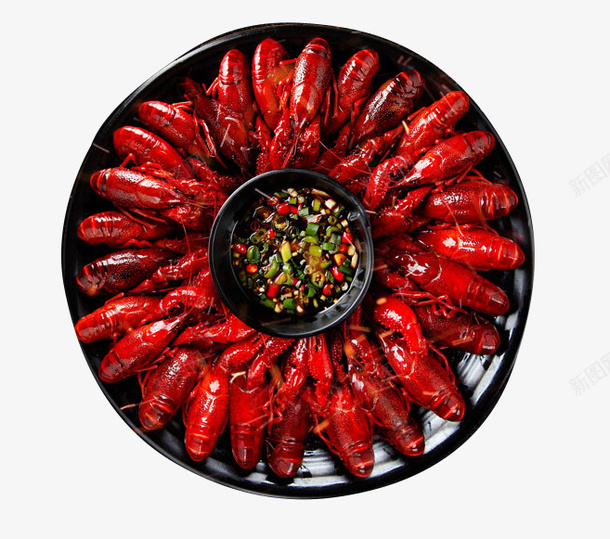 盘子上的美食png免抠素材_88icon https://88icon.com PNG素材 小龙虾 盘子 食物