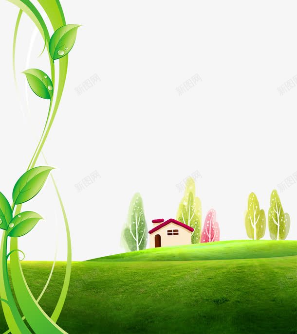环保美好家园png免抠素材_88icon https://88icon.com 3月 休养 家 家园 开春 房子 春 春天 春海报背景 树叶 清新 绿色元素 美好 美好家园 草坪