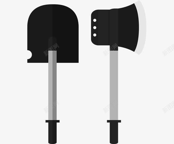 军用消防手绘工兵铲斧头png免抠素材_88icon https://88icon.com 和谐社会 宣传栏文明城市 平安社区 武警 消防员 消防培训 消防文化