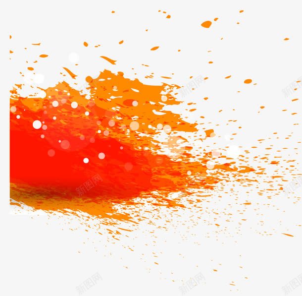 橘色喷绘背景png免抠素材_88icon https://88icon.com 墙体喷绘 彩墨 橘色喷绘 水彩 背景矢量素材