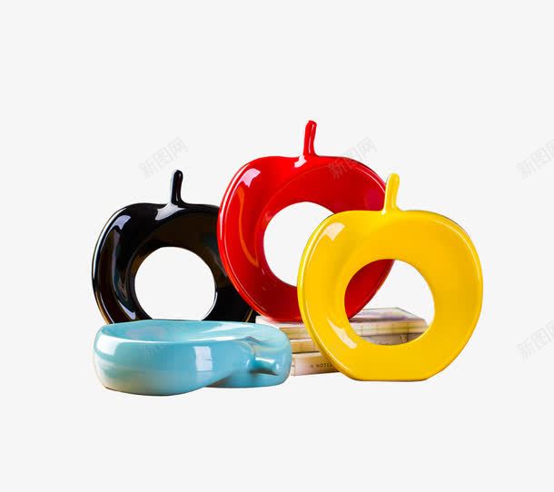 苹果摆件png免抠素材_88icon https://88icon.com 家居饰品 现代抽象 结婚礼品 陶瓷工艺品
