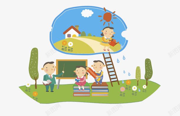 听老师讲课的男孩png免抠素材_88icon https://88icon.com 书 卡通 商务 壁纸 封面 彩色 手绘 授课 插图 男孩 老师