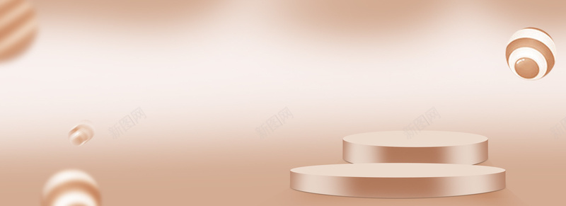 高档简约风金色护肤品展台bannerjpg设计背景_88icon https://88icon.com 化妆品 大气 彩妆 清新 温馨 简约风 美妆 高档
