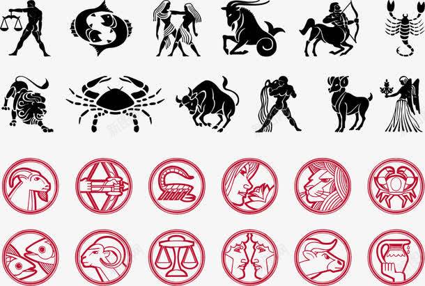 十二星座png免抠素材_88icon https://88icon.com 剪影 剪纸 十二星座 十二星座图案 印章 双子座 双鱼座 处女座 天秤座 天蝎座 射手座 巨蟹座 摩羯座 星座 水瓶座 狮子座 白羊座 红色 金牛座