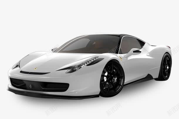 白色法拉利png免抠素材_88icon https://88icon.com Ferrari 产品实物 小车 赛车 跑车
