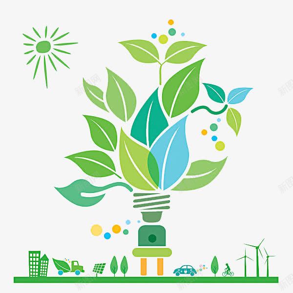 环保发电简约装饰图png免抠素材_88icon https://88icon.com 发电 太阳 插头 环保 环保海报 电力工程 装饰 风力发电