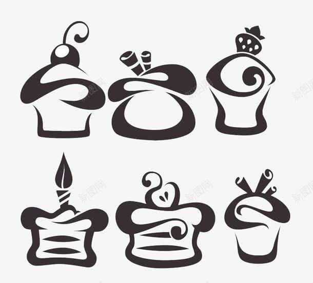 手绘六个小蛋糕png免抠素材_88icon https://88icon.com 小蛋糕 甜品 甜品店 简笔画 美食 蛋糕店 蛋糕简笔 蜡烛