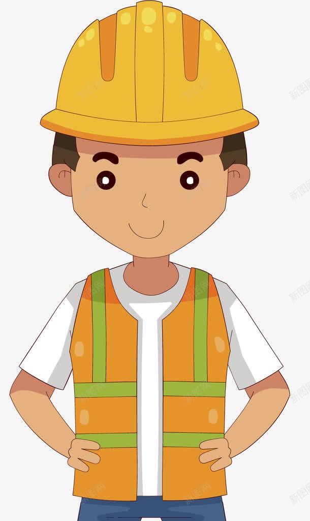 卡通手绘戴安全帽工程师png免抠素材_88icon https://88icon.com 劳动人民 勘测员 卡通人物 土建工程师头像 土木工程 安全帽 工人 工程设计师 建筑师 测量员 测量工程师 维修工程师