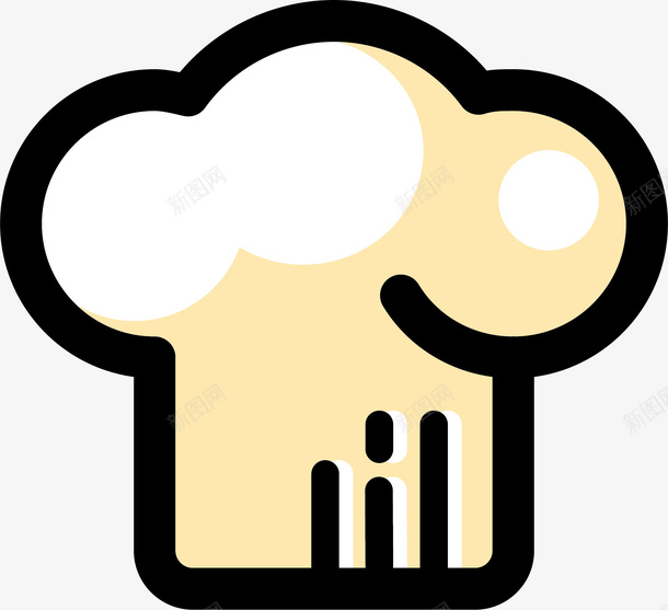 纯白色厨师帽png免抠素材_88icon https://88icon.com 厨师 帽子 白色 糕点师 西餐 防尘帽