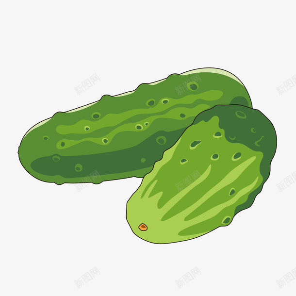 手绘绿色食品青瓜png免抠素材_88icon https://88icon.com png免抠图 健康 卡通 手绘 绿色食品 营养 蔬菜 食物 黄瓜