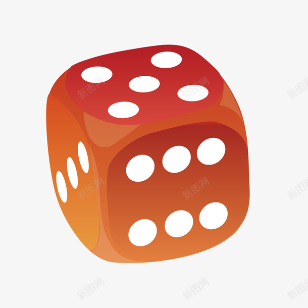 橘红色白点立体筛子矢量图ai免抠素材_88icon https://88icon.com 橘红色 正方块 游戏筛子 白点 矢量图 立体筛子 色子 金钱游戏工具 骰子 骰子序列帧