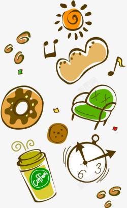 可爱背景美食png图片下载 可爱背景美食素材