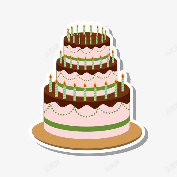蛋糕png免抠素材_88icon https://88icon.com 巧克力 平面设计 扁平化 点心 生日蛋糕 蜡烛 西点 餐饮美食