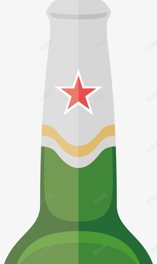 手绘玻璃啤酒瓶元素矢量图ai免抠素材_88icon https://88icon.com 啤酒 啤酒瓶 感兴趣 扁平化 手绘 手绘卡通 棕色的 玻璃瓶 瓶子 绿色 绿色的 酒瓶 矢量图