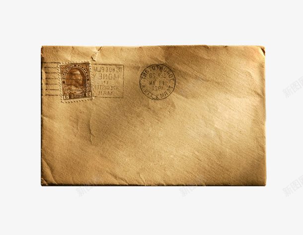 复古泛黄信封png免抠素材_88icon https://88icon.com 古典式 古老的 古风信封 复古怀旧 明信片 明信片格式 沟通通信 纸制品 邮戳