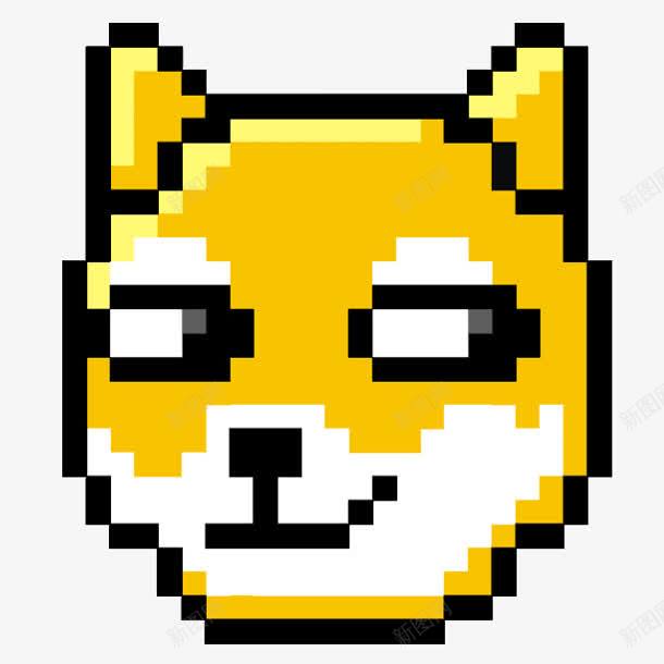 狗低像素狗马赛克狗卡通狗头像png免抠素材_88icon https://88icon.com 像素 卡通 头像 点阵图 狗头 马赛克