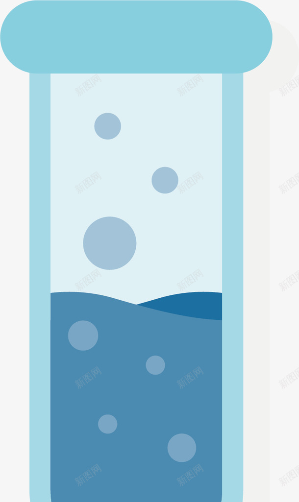 实验室化学试管矢量图ai免抠素材_88icon https://88icon.com 做实验 化学课 学生 实验室 实验室插画 玻璃管 矢量图 蓝色 试管