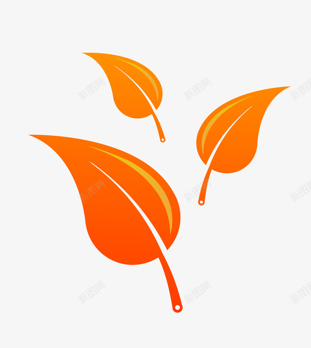 可爱小清新装饰海报装饰叶子png免抠素材_88icon https://88icon.com PPT模板设计 卡通装饰 叶子 封面设计 小清新插画 广告设计 文艺风装饰图案 海报设计