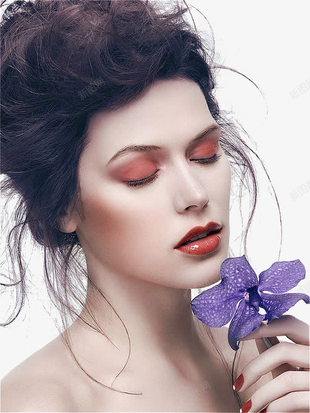 时尚彩妆女性脸部特写png免抠素材_88icon https://88icon.com 复古 彩妆 彩妆人脸 精致妆容 脸部特写