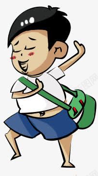 学习人物png免抠素材_88icon https://88icon.com 上学 儿童 学生 孩子 放学 男孩