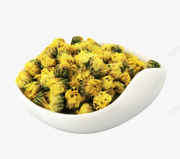 一碗杭白菊花干png免抠素材_88icon https://88icon.com 一碗 大碗 杭白菊 白碗 花干 花茶 菊花