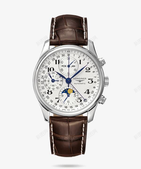浪琴腕表手表男表png免抠素材_88icon https://88icon.com LONGINES 产品实物 手表 机械男表 浪琴