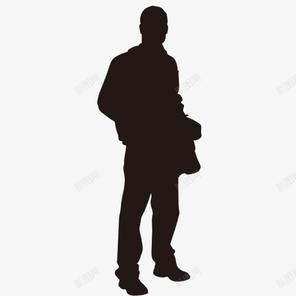 黑色剪影png免抠素材_88icon https://88icon.com 剪影 卡通 手绘 水彩 男人 男士 男性 简笔画 黑色