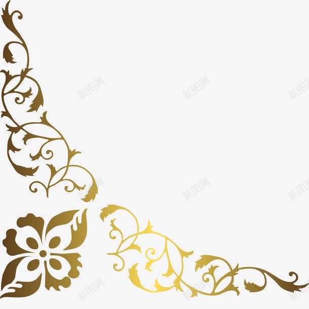 金色欧式元素繁复花纹png免抠素材_88icon https://88icon.com 圆形 奢华 标签 欧式元素 繁复花纹 金色