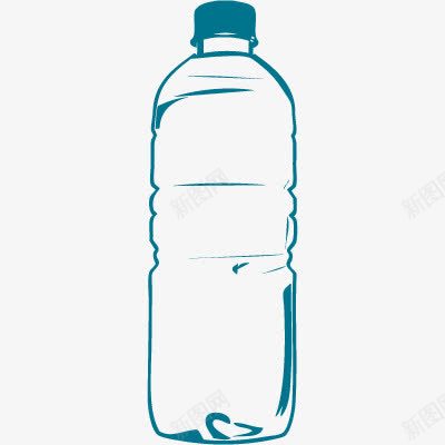 手绘瓶子png免抠素材_88icon https://88icon.com 包装 图案设计 手绘矿泉水瓶 水 水瓶 水瓶样机 瓶子免抠 瓶子免抠PNG 瓶子矢量图 矿泉水瓶 蓝瓶子