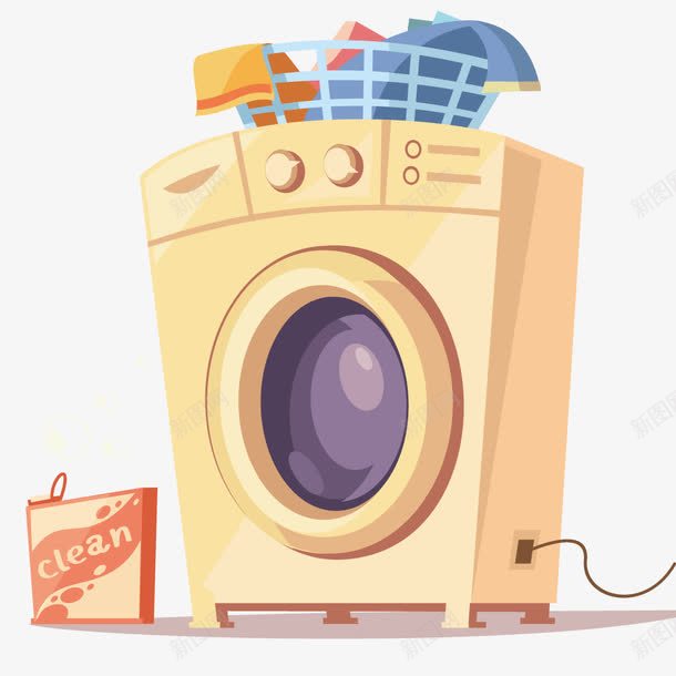模型洗衣机png免抠素材_88icon https://88icon.com 家电 机械 洗衣服 清洗工具 立体