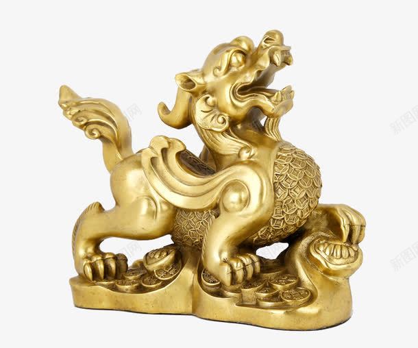 祥云貔貅摆件png免抠素材_88icon https://88icon.com 招财貔貅 旺财摆件
