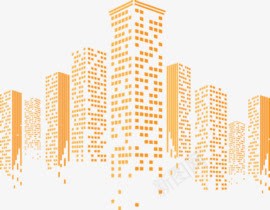 灯火通明png免抠素材_88icon https://88icon.com 低像素 像素 夜晚 家家户户 家灯 居民楼 建筑 楼房 灯光 马赛克