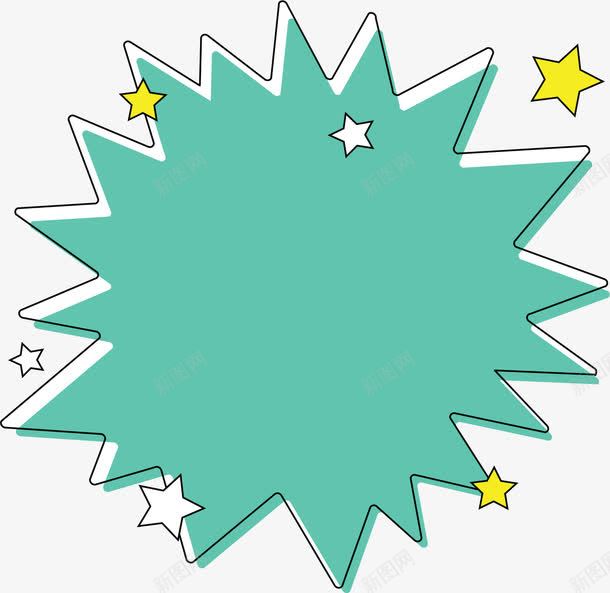 星星花纹绿色爆炸贴矢量图ai免抠素材_88icon https://88icon.com 促销爆炸贴 星星花纹 爆炸贴 矢量png 绿色爆炸贴 锯齿爆炸贴 矢量图