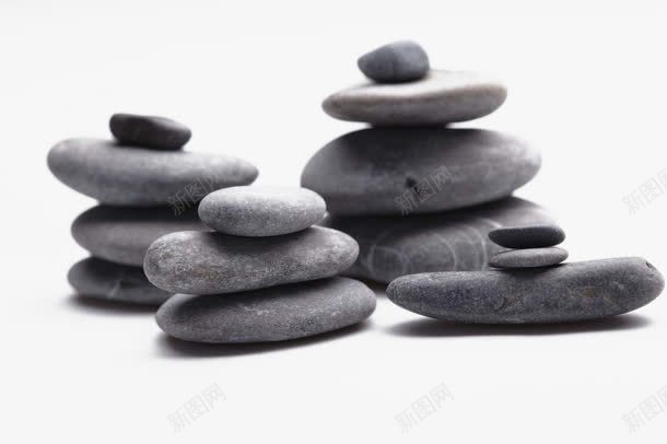 石头png免抠素材_88icon https://88icon.com 堆叠 放置 文化 石头 美体石 静谧 鹅卵石SPA 黑色