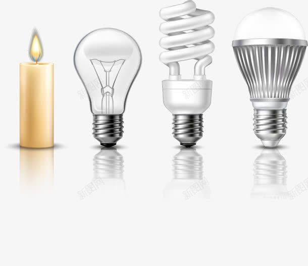 排列的照明工具png免抠素材_88icon https://88icon.com LED灯 灯丝 灯泡 照明工具 生活用品 电灯泡 节能灯 蜡烛