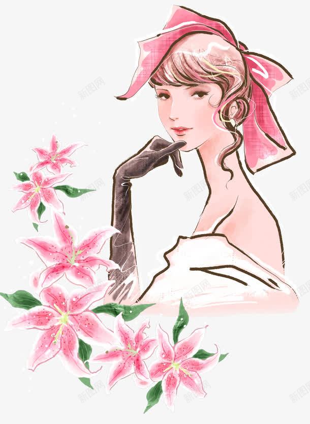 手绘卡通人物美女png免抠素材_88icon https://88icon.com 女孩 婚庆 手绘服装 晚礼服 水彩人物 美容美发