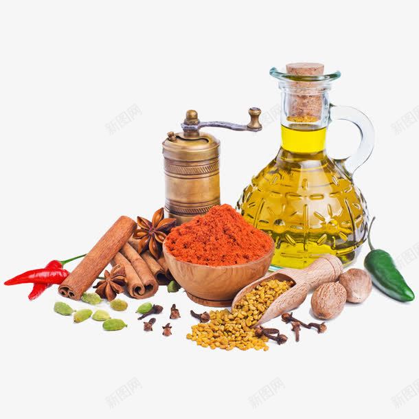 调料png免抠素材_88icon https://88icon.com 厨房 坚果 素材 菜品 调料 食用油