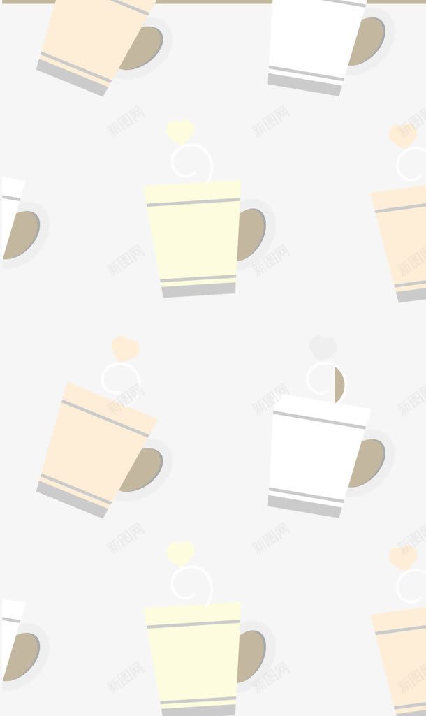 杯子底纹png免抠素材_88icon https://88icon.com 墙纸 杯子图案 矢量的 贴花
