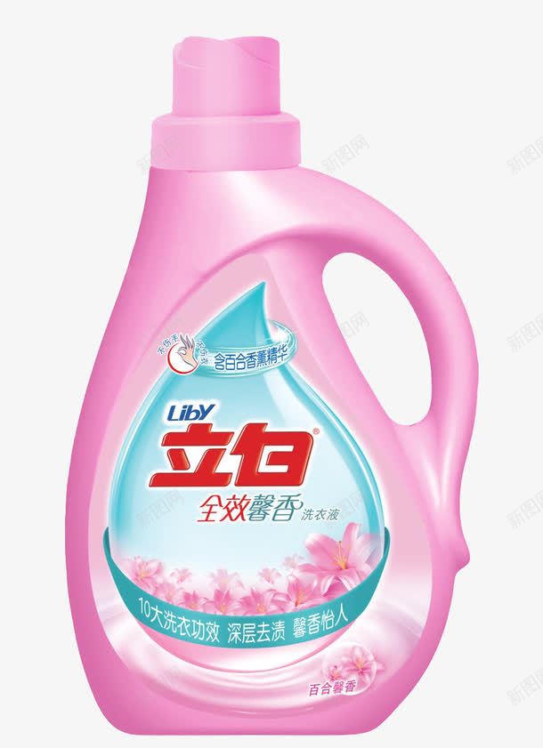 洗衣液png免抠素材_88icon https://88icon.com 洗衣液 立白 粉色