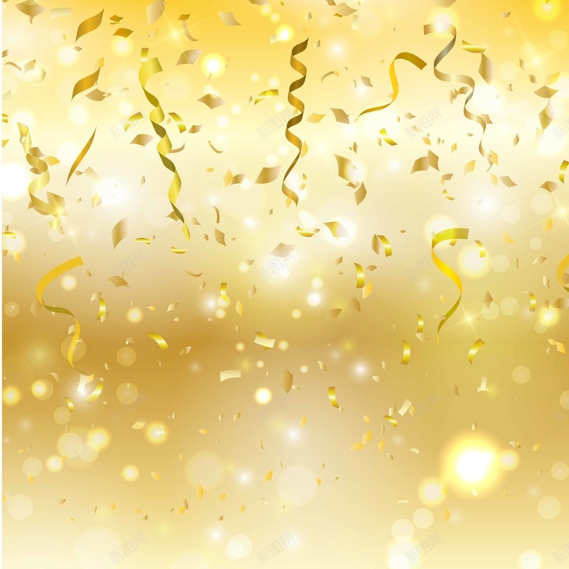 金色彩色丝带海报背景模板矢量图ai设计背景_88icon https://88icon.com 丝带 光感 喜庆 大气 彩色 海报 渐变 矢量 简约 节日 金色 矢量图