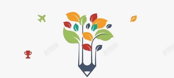 简约商务PPT模板png免抠素材_88icon https://88icon.com 商务 彩色 文本框 简约