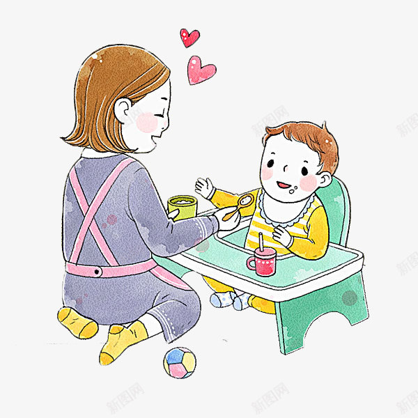 在喂饭的妈妈png免抠素材_88icon https://88icon.com 亲情 卡通手绘 喂饭 小男孩 母亲 照顾 照顾孩子 陪伴 陪伴关怀