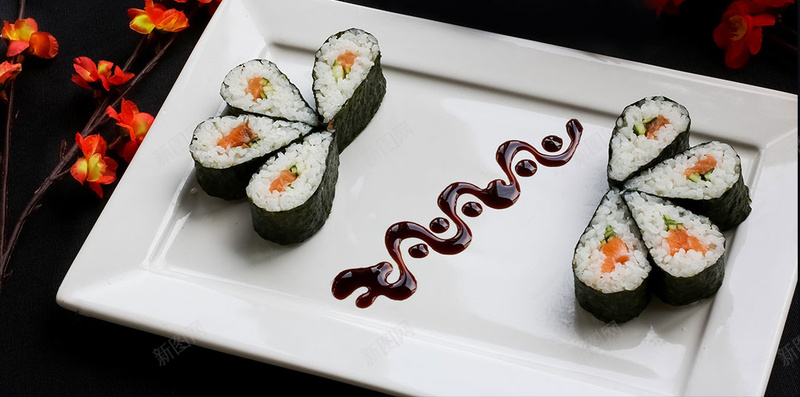 日本寿司纯正料理H5背景psd设计背景_88icon https://88icon.com 寿司 寿司宣传单 日式料理 日本寿司 正宗料理 纯正料理H5背景素材 美味寿司 美食 菜谱