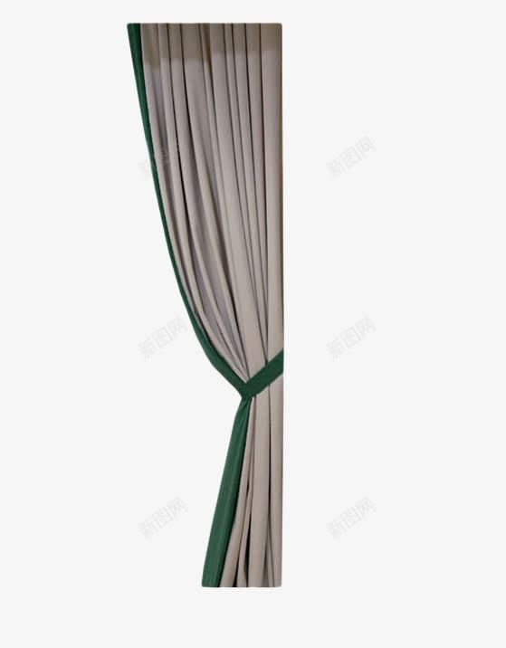 灰色的窗帘png免抠素材_88icon https://88icon.com 产品 家居 帘子 纱 纱帘 软质